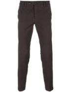 Pt01 Slim-fit Trousers, Men's, Size: 58, Brown, Cotton/spandex/elastane