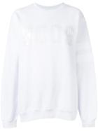 Gcds Branded Sweatshirt - White