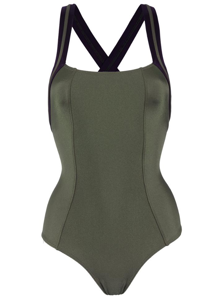 Lygia & Nanny Maracatu Trilobal Swimsuit - Green