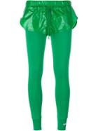 Adidas By Stella Mccartney Running Leggings With A Varnished Short