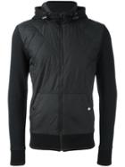Michael Kors Zipped Hooded Jacket, Men's, Size: Large, Black, Cotton/polyester/nylon