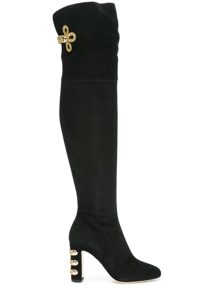 Dolce & Gabbana Rear Slit Thigh Boots