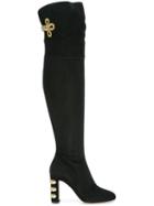 Dolce & Gabbana Rear Slit Thigh Boots