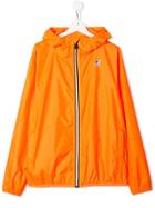 K Way Kids Teen Zipped Lightweight Jacket - Orange
