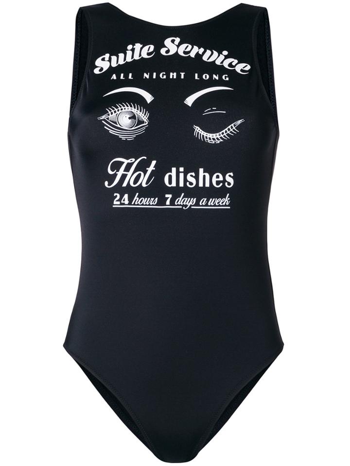 Chiara Ferragni Chic Design Swimsuit - Black