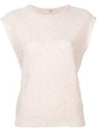 Peserico Sleeveless Knitted Top - Pink