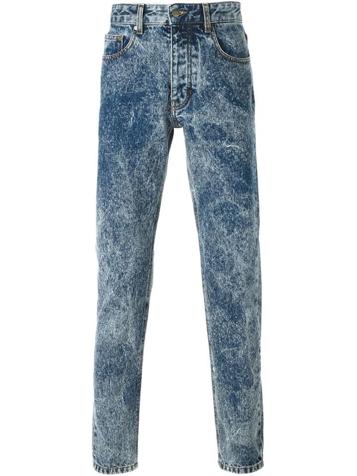 Ami Alexandre Mattiussi Straight Leg Jeans, Men's, Size: 29, Blue, Cotton