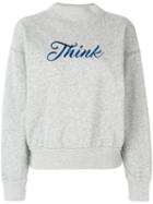 Isabel Marant Étoile - Think Sweatshirt - Women - Cotton/polyester - 36, Grey, Cotton/polyester