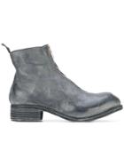 Guidi Front Zip Boots - Grey