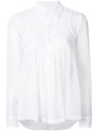 Comme Des Garçons Comme Des Garçons Gathered Detail Sheer Blouse -