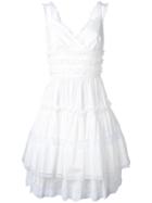 Dolce & Gabbana Lace Trim Dress - White