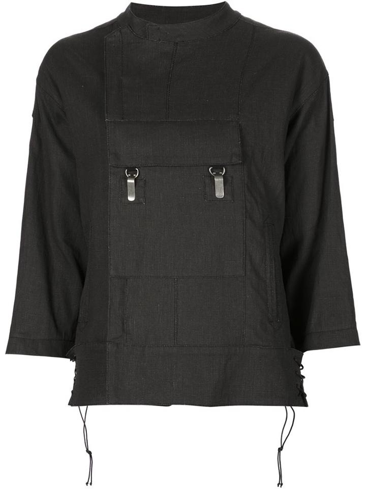 Alexandre Plokhov Dispatch Rider S Jacket, Women's, Size: 38, Black, Linen/flax