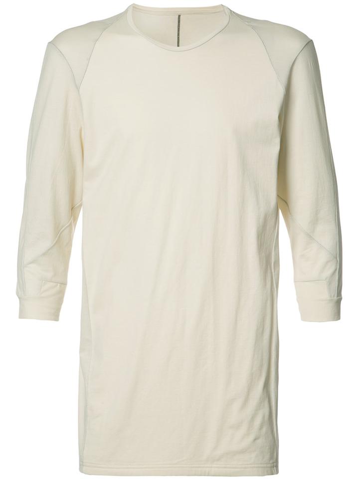 Devoa - Three-quarter Sleeve T-shirt - Men - Cotton - 4, White, Cotton