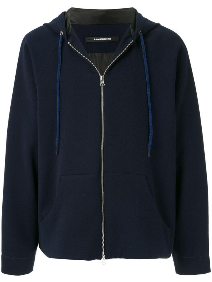 À La Garçonne Zipped Hoodie - Blue