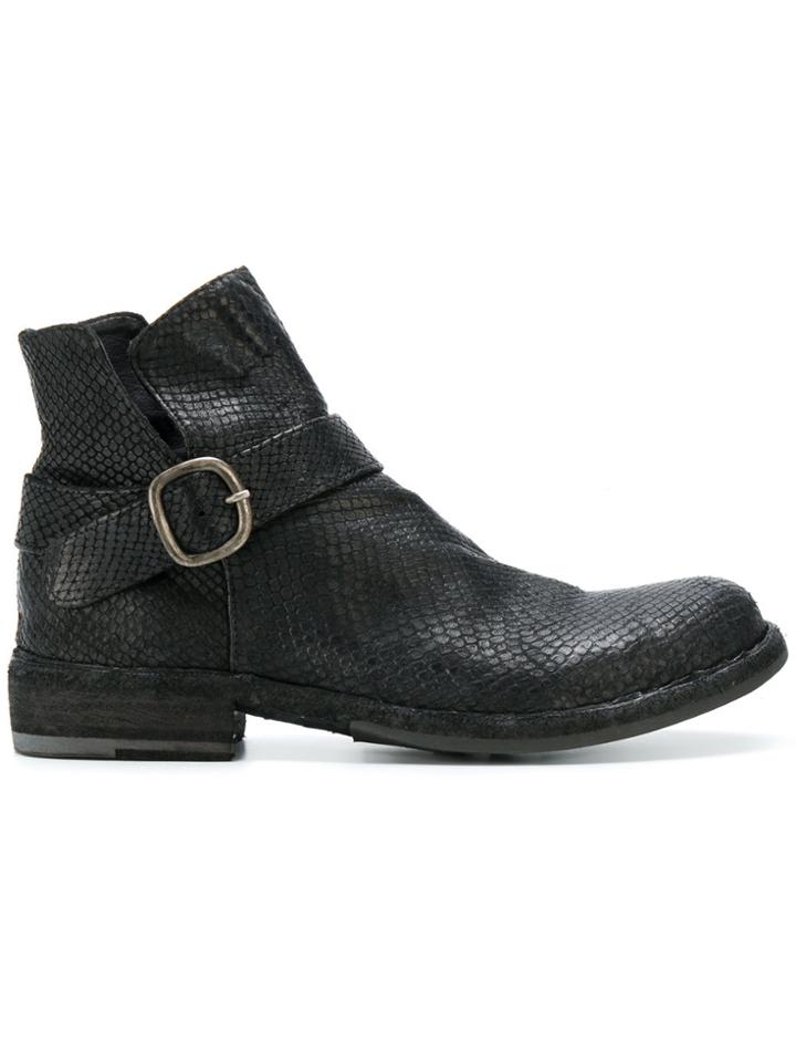 Officine Creative Legrand Buckle Boots - Black