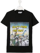Molo Teen Dinosaur Print T-shirt - Black