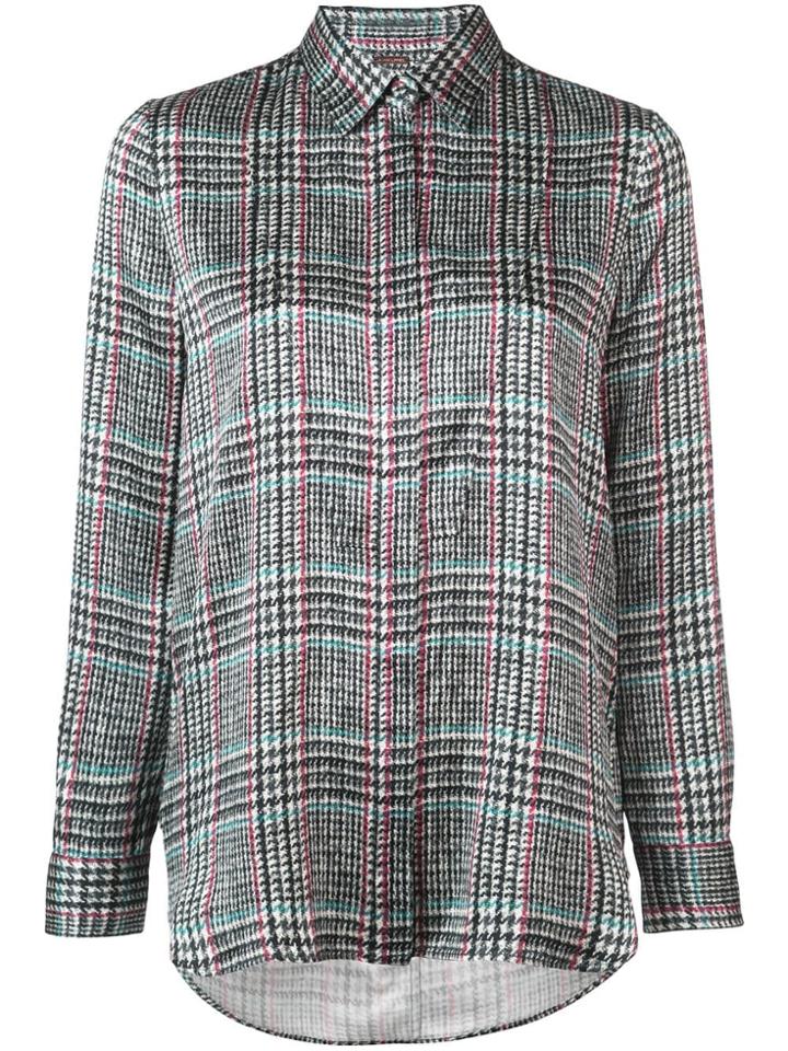 Adam Lippes Glen Check Shirt - Grey