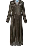 Mih Jeans Semi Sheer High Low Dress, Women's, Size: Small, Black, Silk