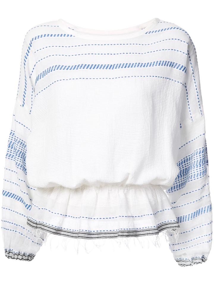 Lemlem Tiki Blouse - Blue