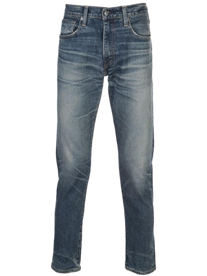 Levi's: Made & Crafted Slim Tapered Jeans - Blue