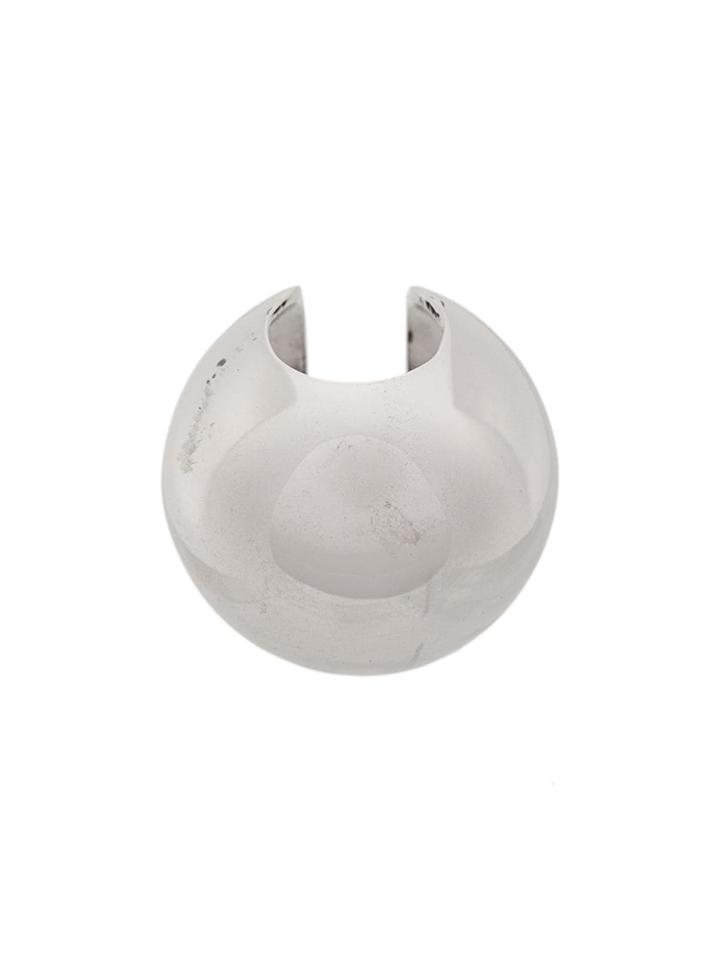 Alan Crocetti Logo Engraved Earring - Silver