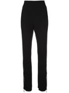 David Koma Zipped Hem Trousers - Black