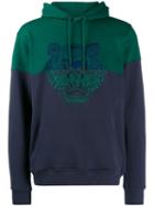 Kenzo Embroidered Tiger Logo Hoodie - Green