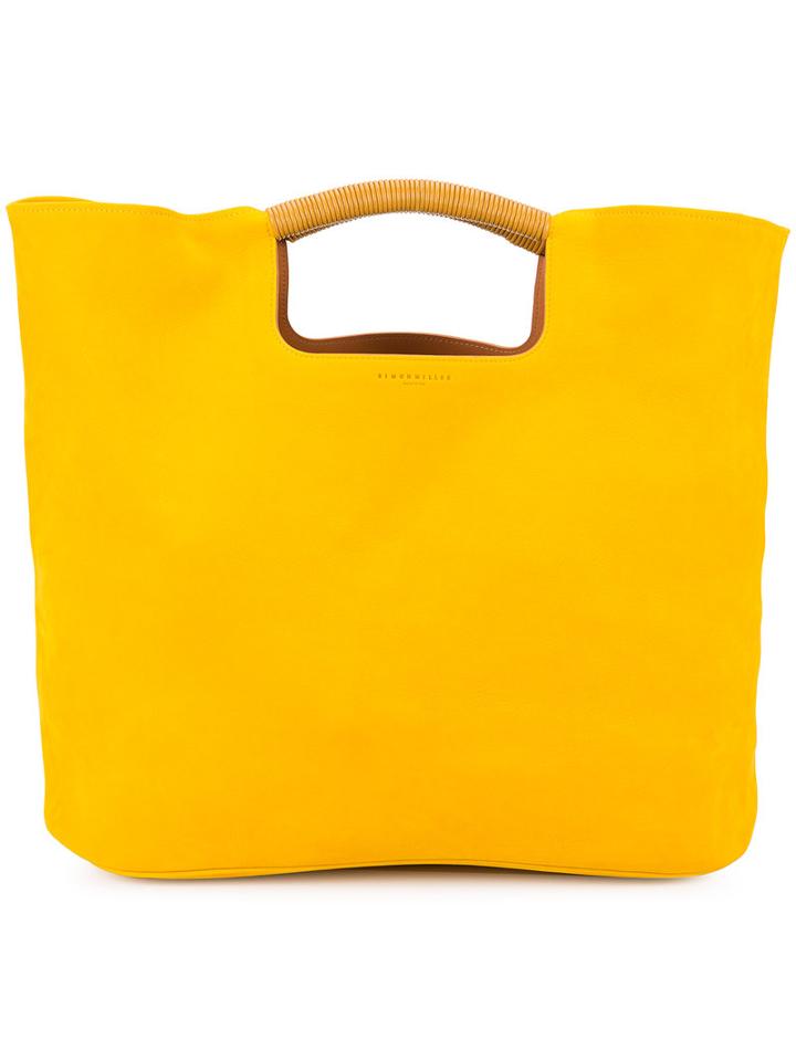 Simon Miller Top-handle Tote, Women's, Yellow/orange, Leather