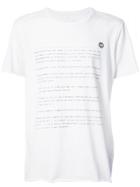 Osklen Script Print T-shirt - White