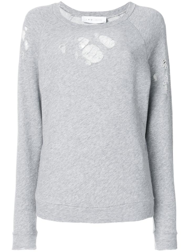 Iro Destroyed Sweatshirt - Grey