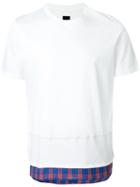 Oamc Check Print Hem T-shirt