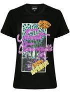 Just Cavalli Neon Sign T-shirt - Black
