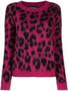 Boutique Moschino Leopard Print Jumper - Pink