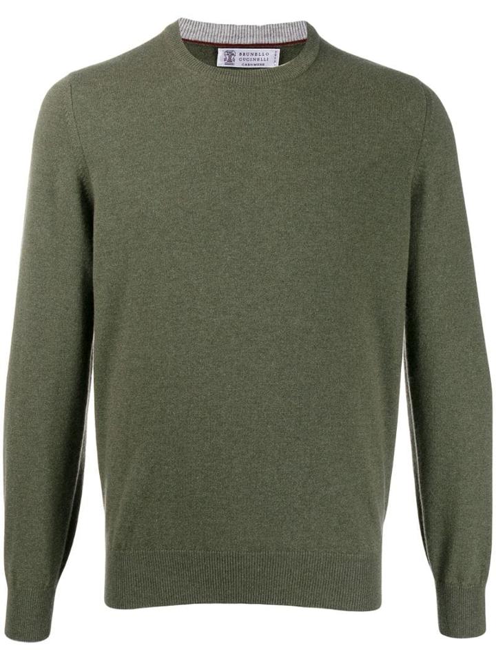 Brunello Cucinelli Fine Knit Jumper - Green