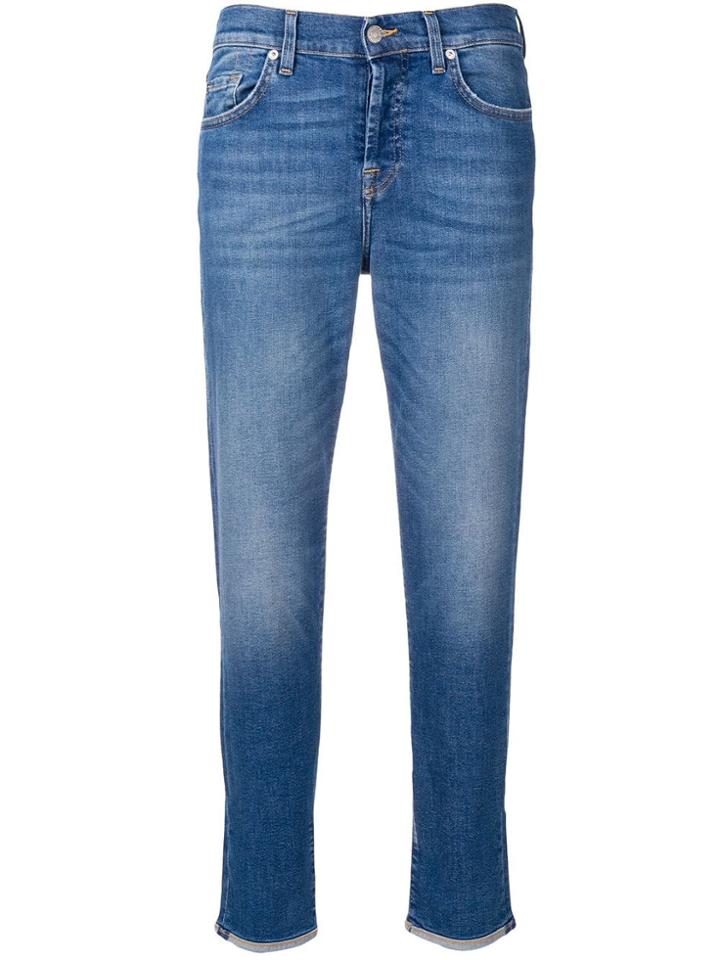 7 For All Mankind Vintage Robertson Straight Jeans - Blue