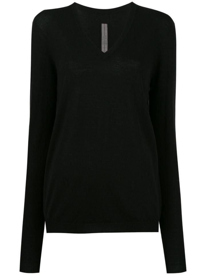 Rick Owens Longline Top, Women's, Size: Small, Black, Virgin Wool