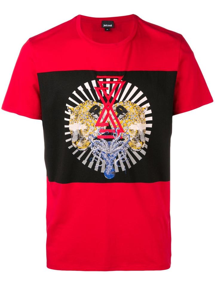 Just Cavalli Printed T-shirt - Red
