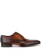 Magnanni Lace-up Oxford Shoes - Brown