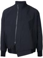 Nil0s - Asymmetric Zip Jacket - Men - Nylon/polyester - 2, Black, Nylon/polyester