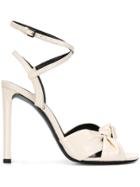 Saint Laurent Amy Sandals - Nude & Neutrals
