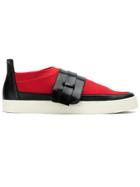 Gloria Coelho Color Blocked Sneakers - Red