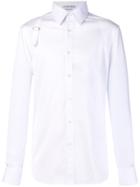 Alexander Mcqueen Shoulder Strap Slim Fit Shirt - White