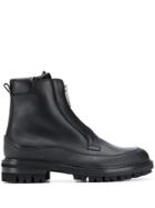 Dsquared2 Flat Boots William Zip - Black