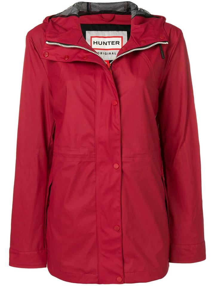 Hunter Hooded Waterproof Jacket - Red