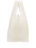 Issey Miyake Large Micro-pleated Tote Bag - White