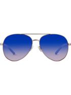 Matthew Williamson Aviator Frame Sunglasses - Silver