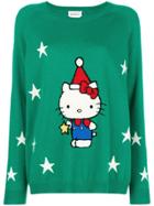 Chinti & Parker Cashmere Star Hello Kitty Sweater - Green