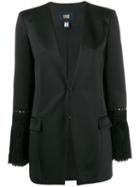 Cavalli Class Fringe-trimmed Blazer - Black