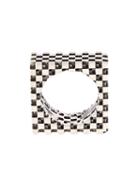 John Brevard 'ortho Square Checkers' Ring, Adult Unisex, Size: 9 1/2, Metallic