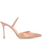 Sergio Rossi Pointed Toe Mules - Pink